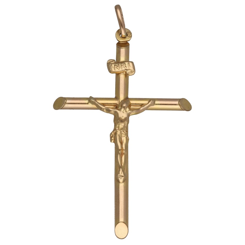 9ct Gold Crucifix Pendant