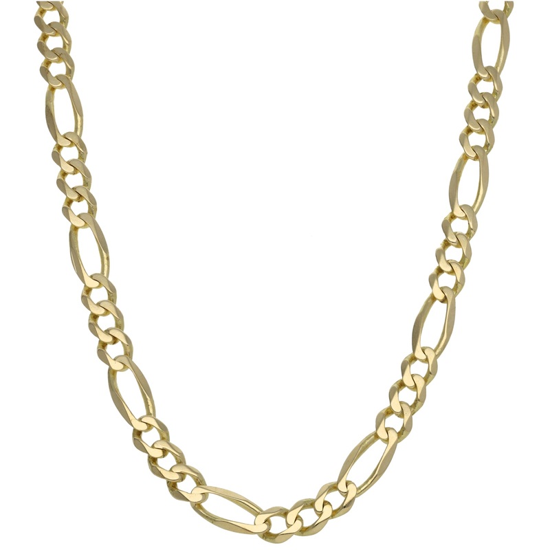 9ct Gold Figaro Chain 19″