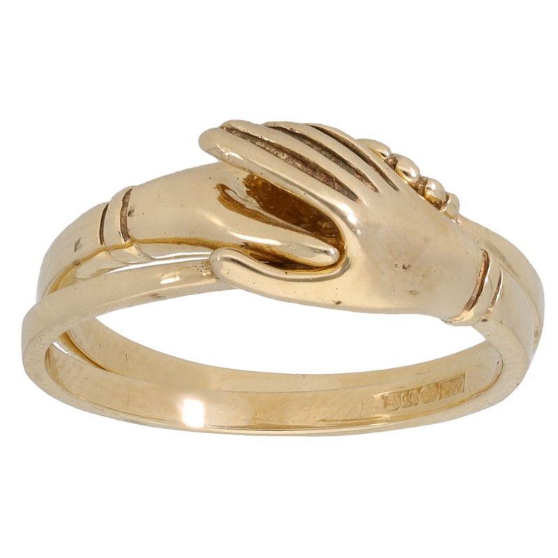 9ct Gold Ring Set Size K