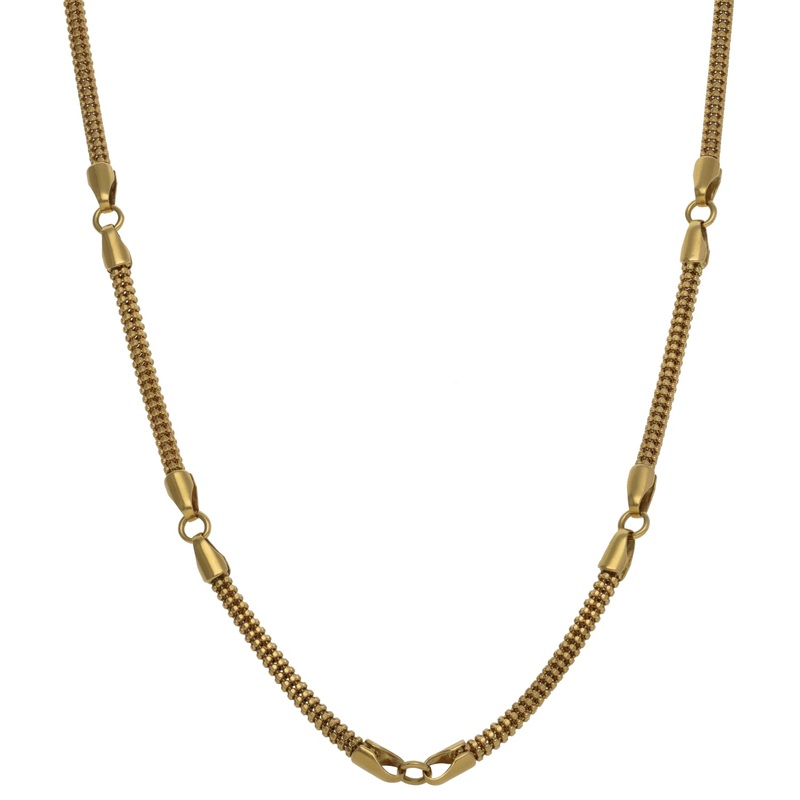 14ct Gold Fancy Necklace 18″