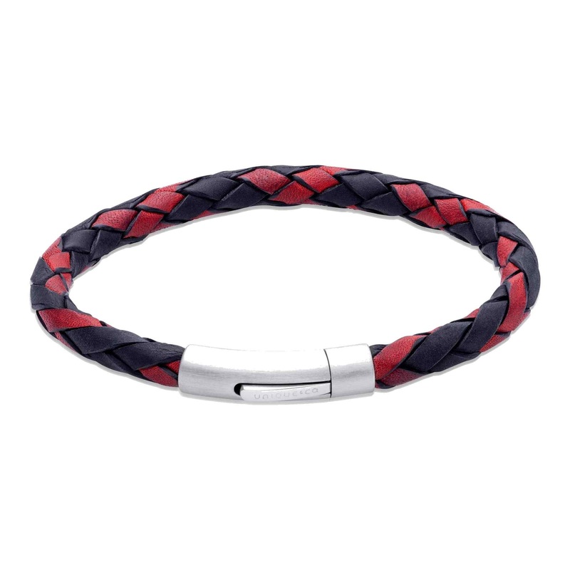 Unique & Co B531BAR/21CM Men’s Leather Bracelet