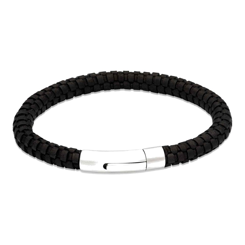 Unique & Co B543BL/21CM Men’s Leather Bracelet