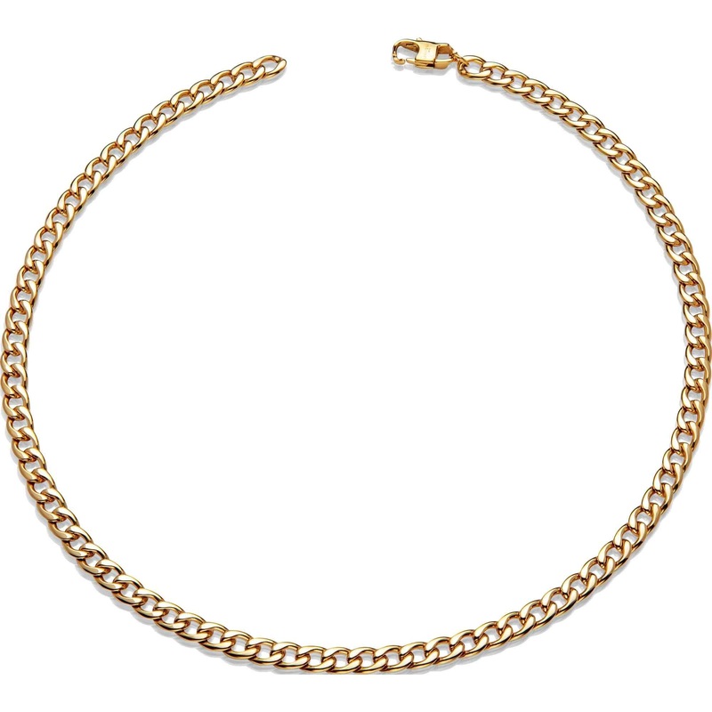 Unique & Co LAK-214/50CM Men’s Steel Gold IP Necklace