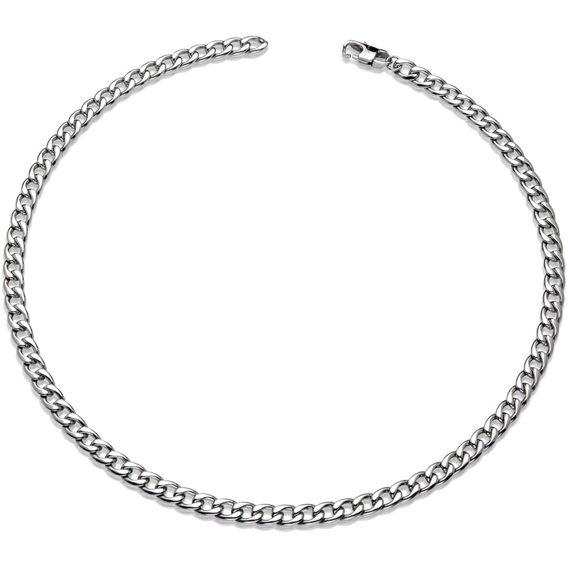 Unique & Co LAK-208/50CM Men’s Steel Matte Necklace
