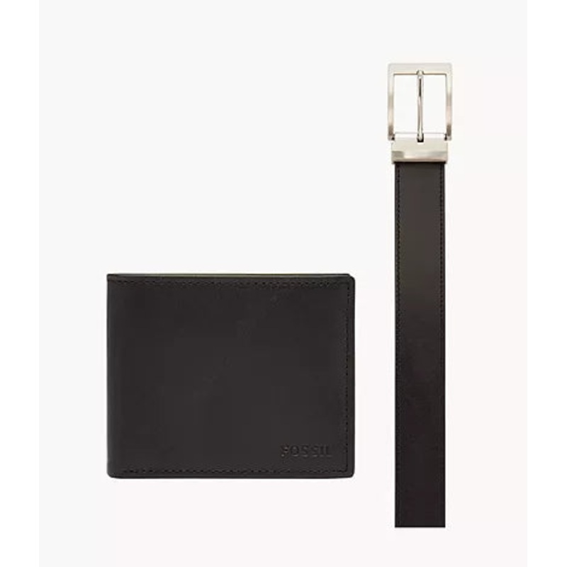 MLG0721001 – Derrick Bifold with Flip ID and Belt Gift Set