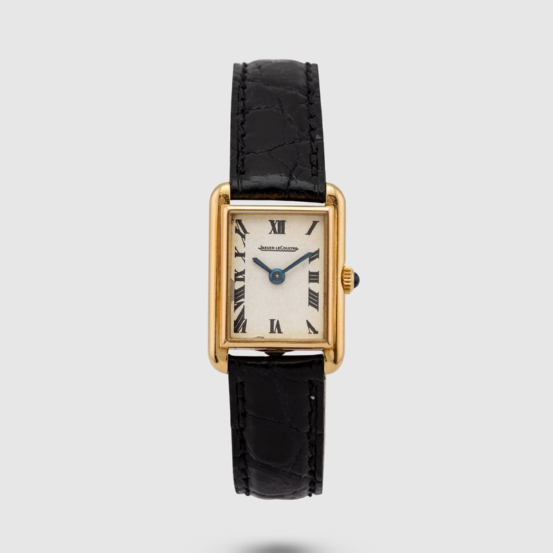 1960’s Jaeger Le Coultre Mini Tank Yellow Gold Ref. 6028.21