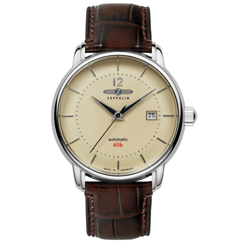 Zeppelin 8160-5 Bodensee Beige Dial Automatic Watch