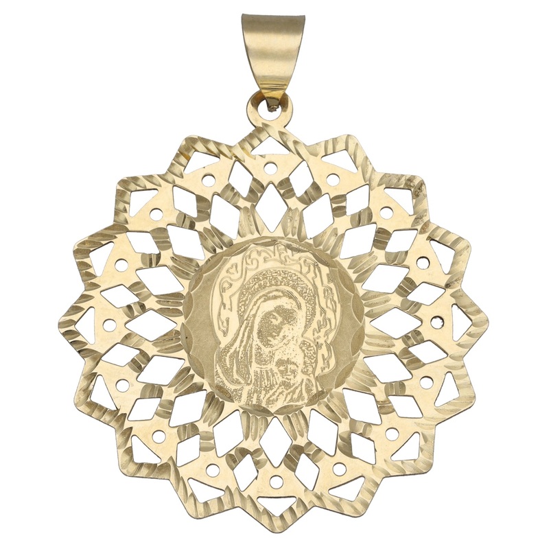 14ct Gold Mary Pendant