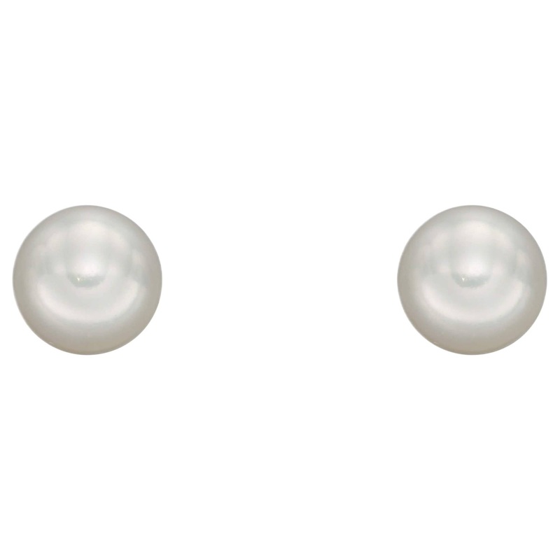 Elements Gold GE2372W Pearl Stud Earrings in 9ct Gold