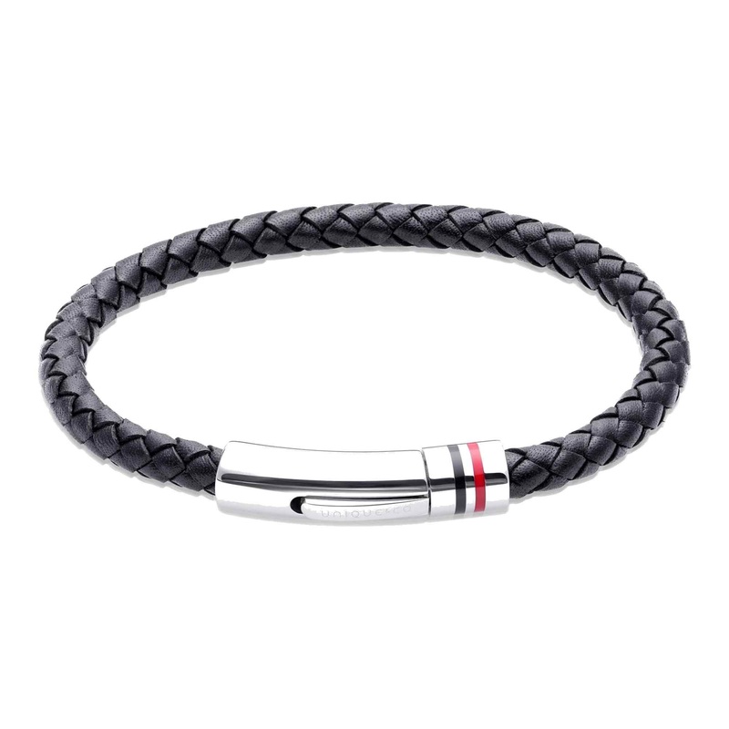 Unique & Co B533BL/21CM Men’s Leather Bracelet