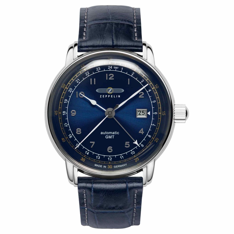 Zeppelin 7668-3 Men’s Automatic GMT Blue Strap Watch