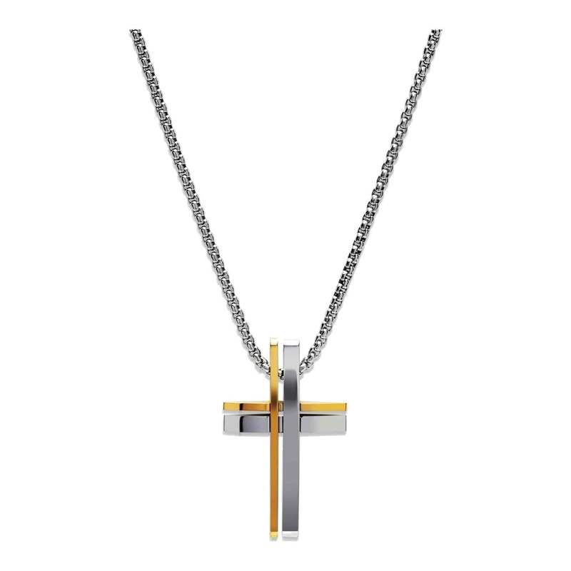 Unique & Co AN-113/50CM Men’s Stainless Steel Cross Necklace
