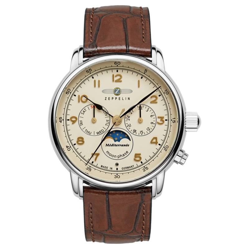 Zeppelin 9636-5 Mditerrane Moonphase Watch