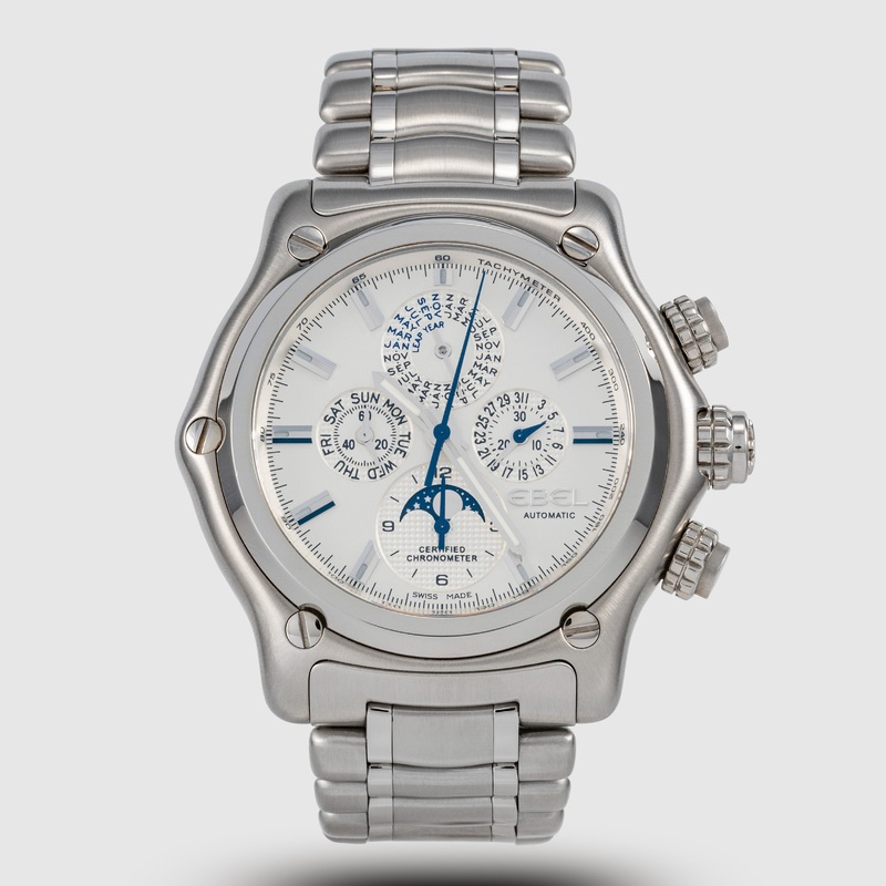 2006 Ebel 1911 Heritage Perpetual Calendar Chronograph Ref. 9288L70 (with Box & Papers)