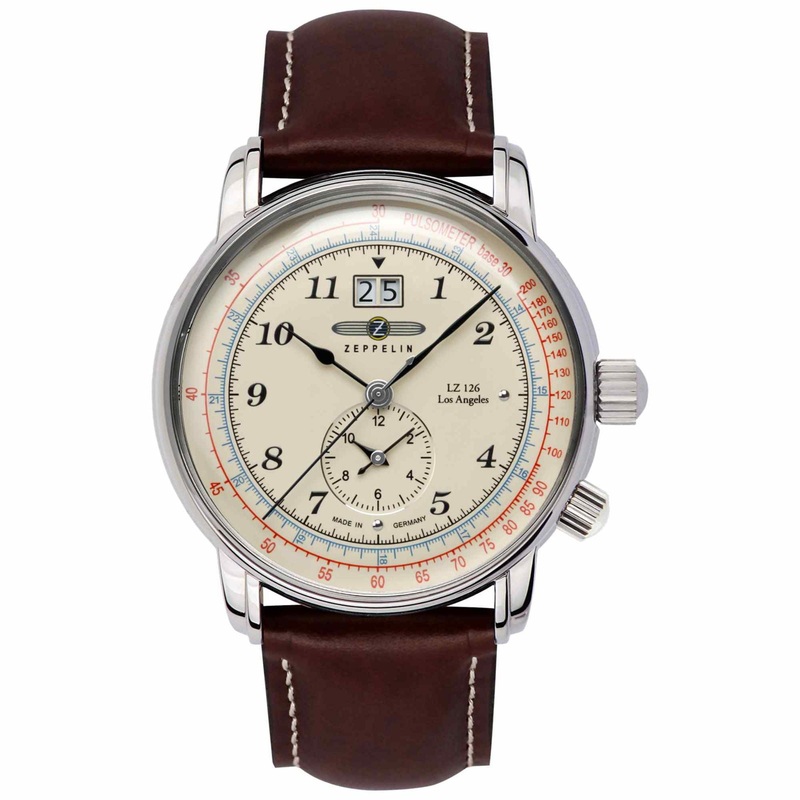 Zeppelin 8644-5 Men’s Los Angeles Dual Time Watch