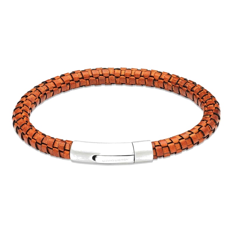 Unique & Co B543ADB/21CM Men’s Leather Bracelet
