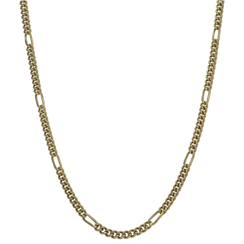 14ct Gold Figaro Chain 22″