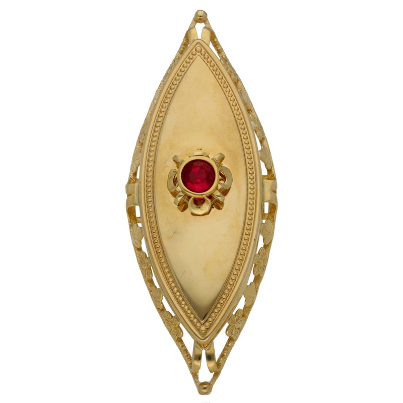 14ct Gold Imitation Alternative Ring Size R