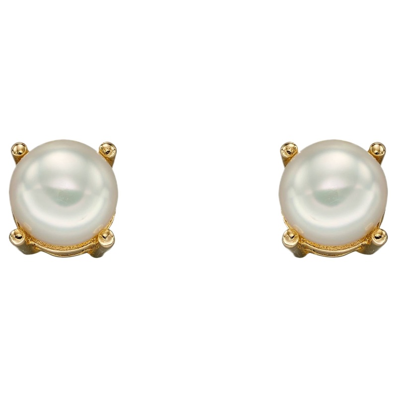 Elements Gold GE2331 Birthstone Stud Earrings in 9ct Gold