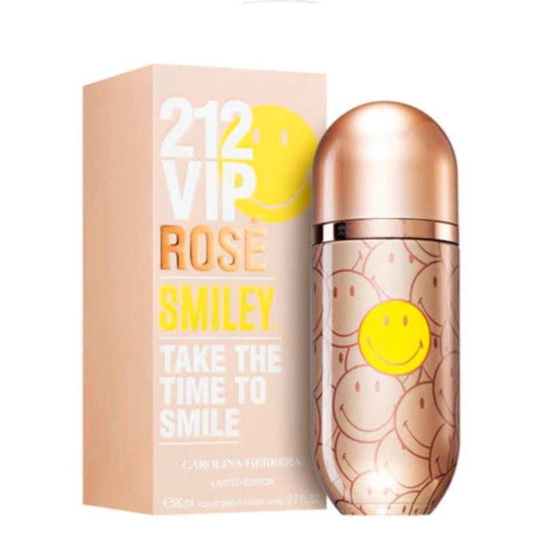 CAROLINA HERRERA – 212 VIP ROSE SMILEY | PR1123 – 80ML – 8411061026618