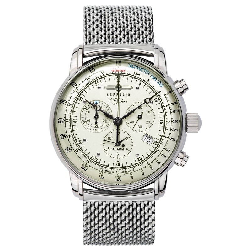 Zeppelin 8680M-3 100 Jahre Quartz Chronograph Watch