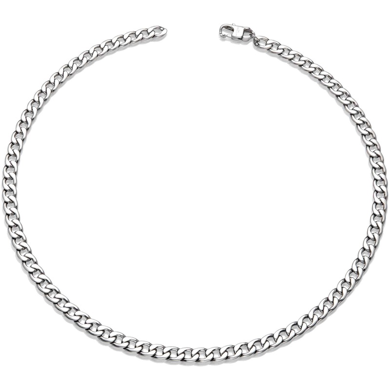 Unique & Co LAK-207/50CM Men’s Steel Matte Necklace