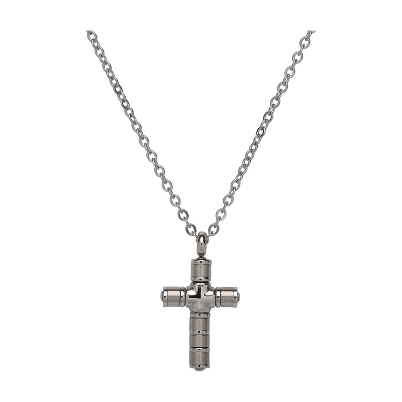 Unique & Co AN-101/50CM Men’s Stainless Steel Cross Necklace
