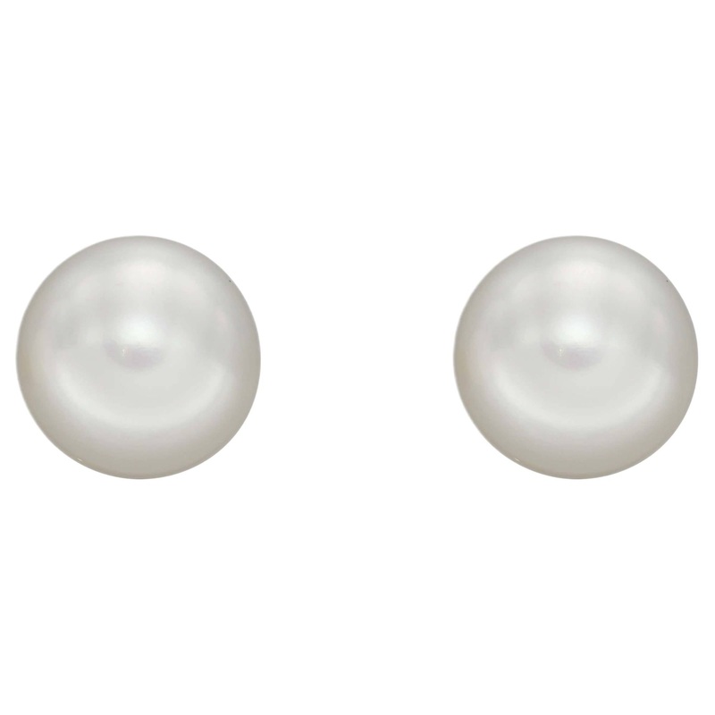 Elements Gold GE2373W Pearl Stud Earrings in 9ct Gold