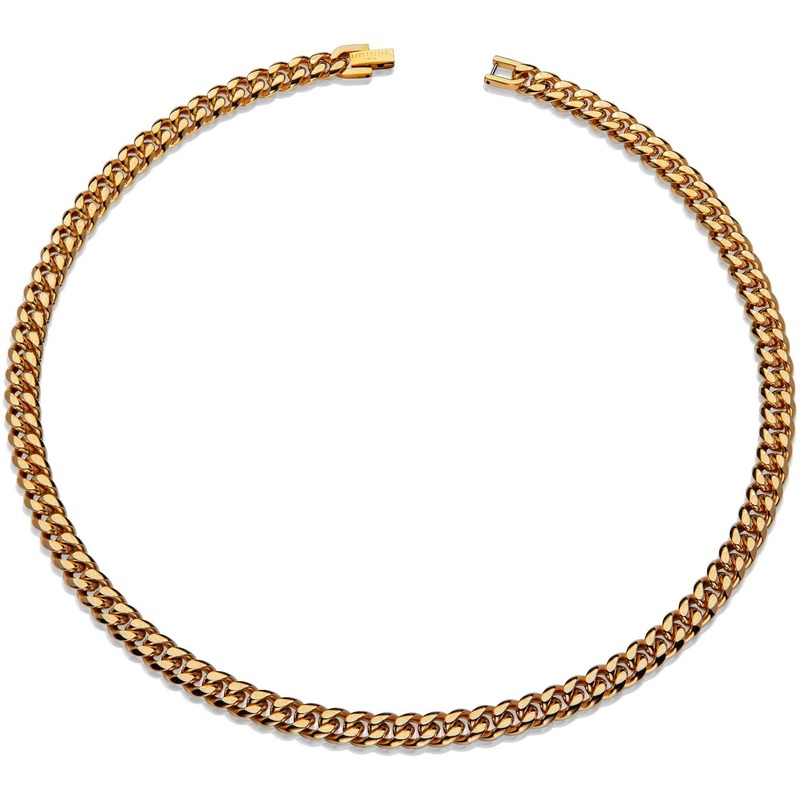 Unique & Co LAK-202/50CM Men’s Steel Gold IP Necklace