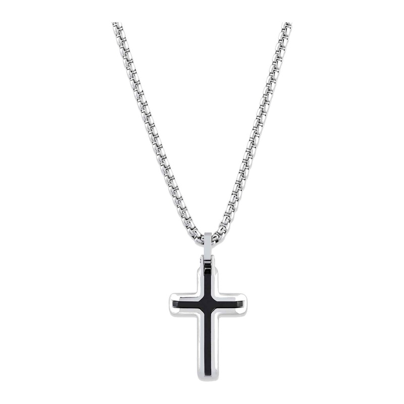 Unique & Co AN-130/50CM Men’s Stainless Steel Cross Necklace