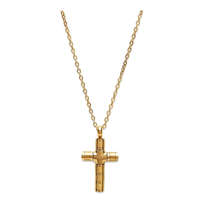Unique & Co AN-128/50CM Men’s Stainless Steel Cross Necklace