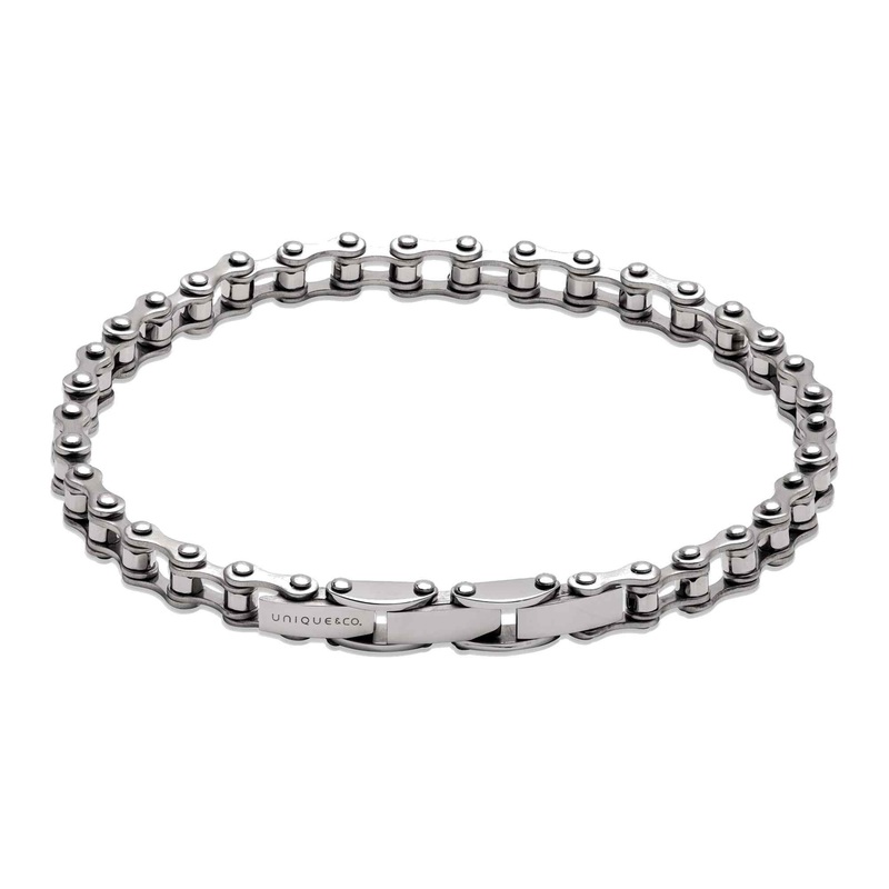 Unique & Co LAB-161/21CM Men’s Matte And Polished Bracelet