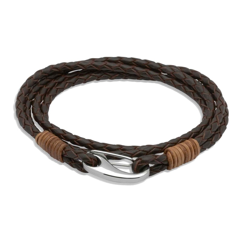 Unique & Co B178LB/21CM Men’s Leather Bracelet