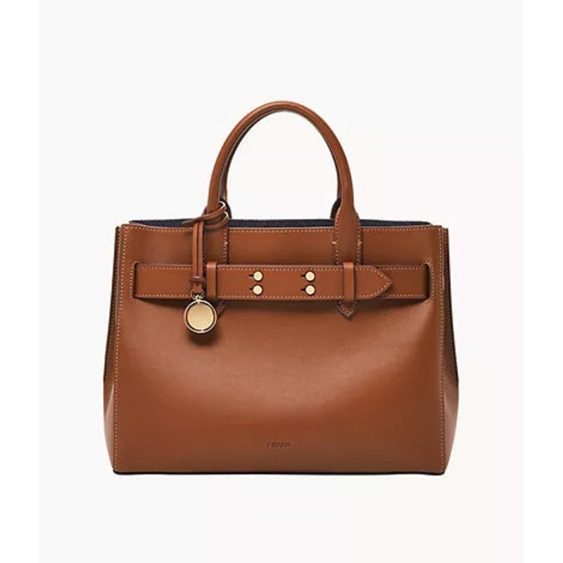 ZB1931200 – Fossil Gilmore Brown Leather Carryall Bag For Women