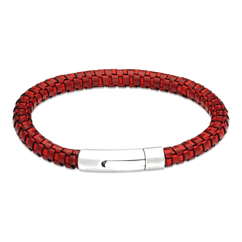 Unique & Co B543ARE/21CM Men’s Leather Bracelet