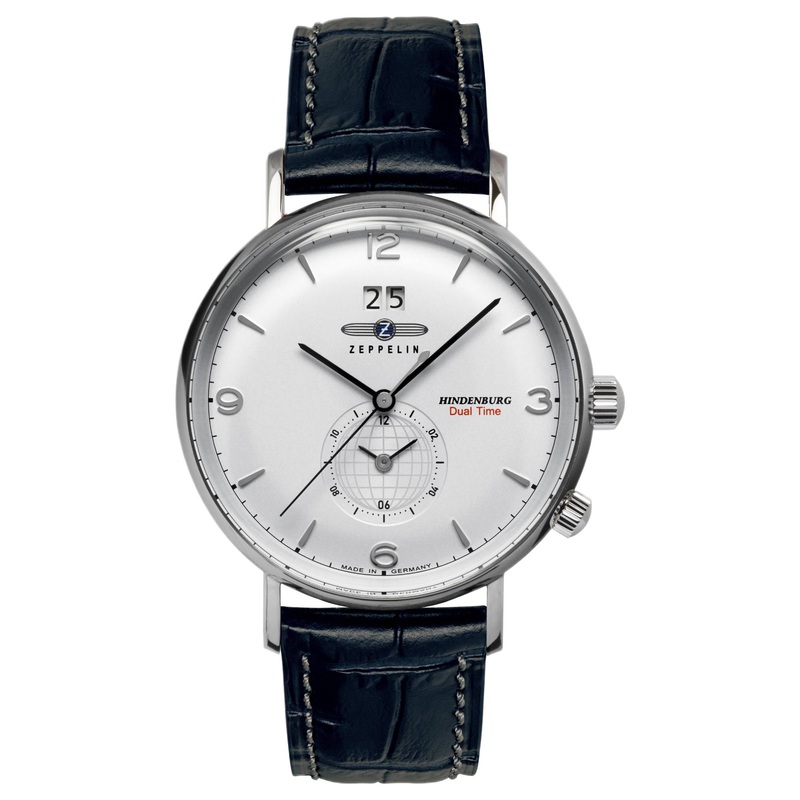 Zeppelin 8044-1 LZ129 Hindenburg Dual Time Watch