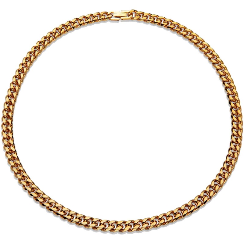 Unique & Co LAK-199/50CM Men’s Steel Gold IP Necklace