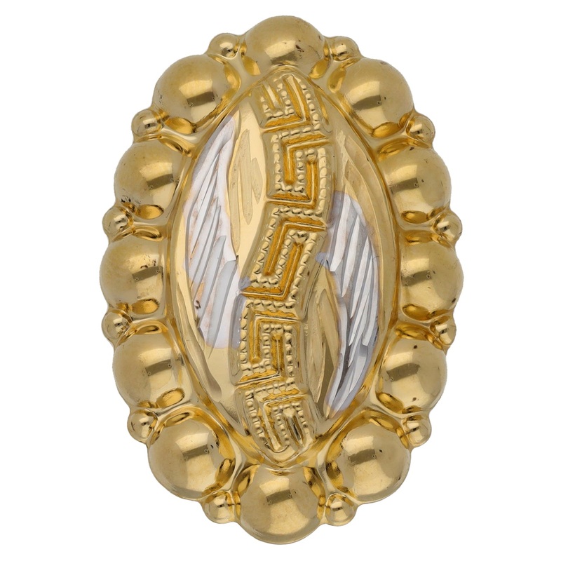 14ct Bicolour Gold Alternative Ring Size U