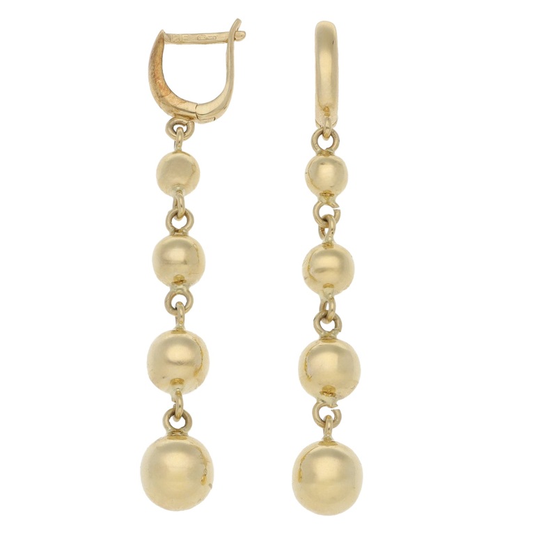 14ct Gold Drop Earrings