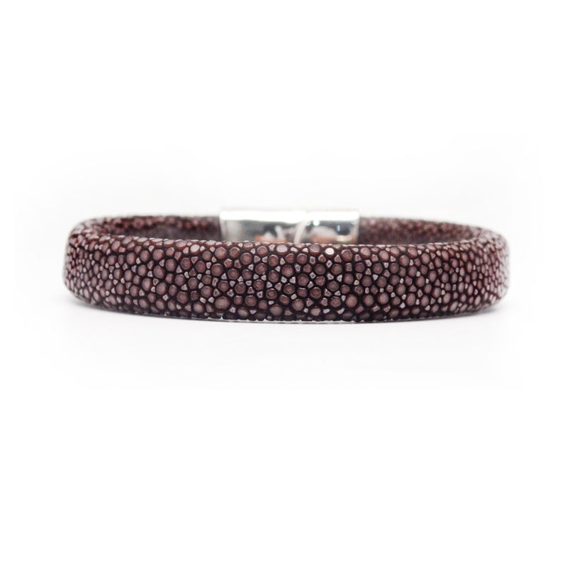STEEL  LEATHER BRACELET | STB456
