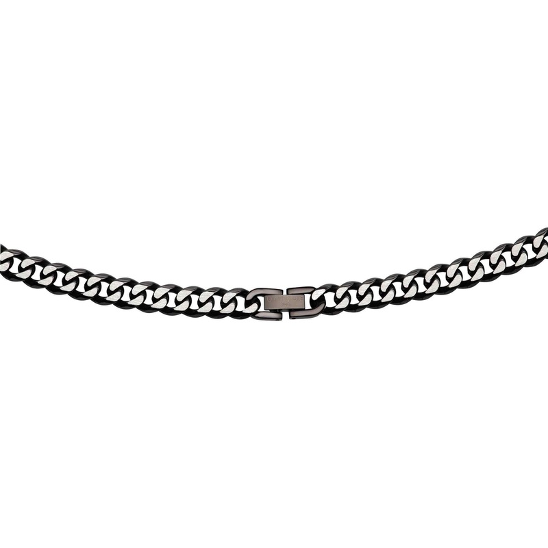 Unique & Co LAK-156/50CM Men’s Black IP And Polished Necklace