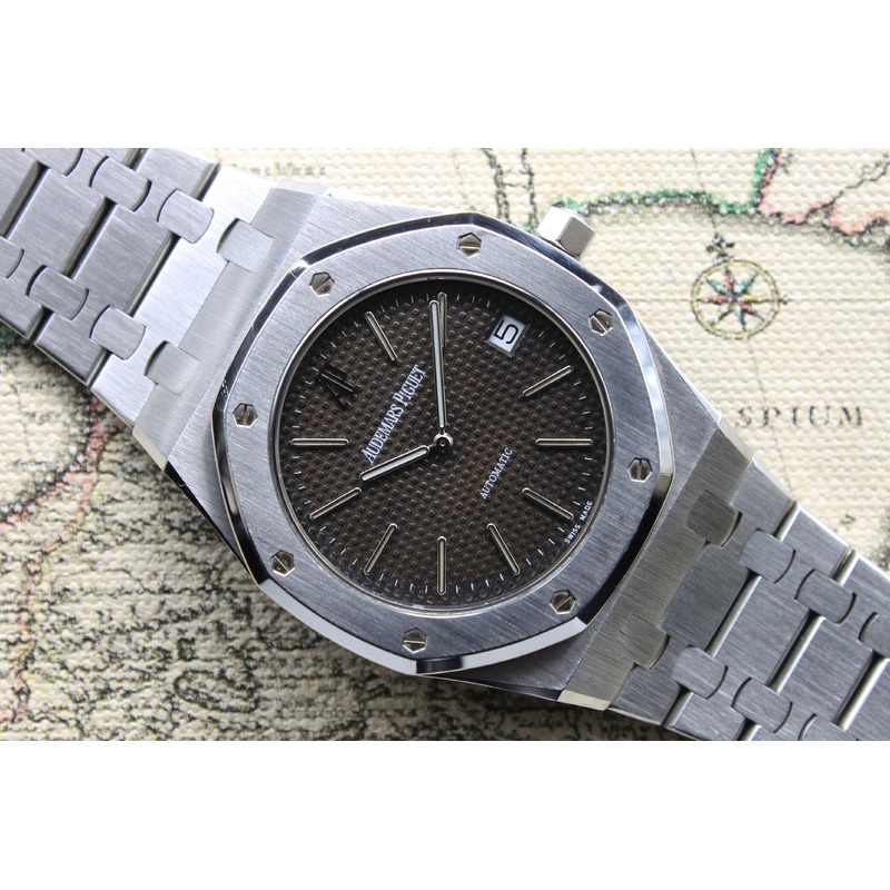 1995 Audemars Piguet Royal Oak Jubilee Tropical 39mm Ref. 14802ST (with Box & Extract from Archive 2020)