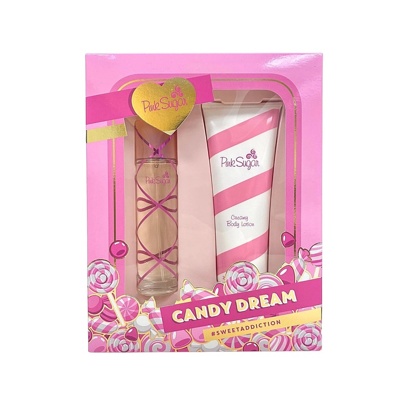AQUOLINA – PINK SUGAR CANDY DREAM SWEET ADDICTION SET | PR1521 – 100ML –