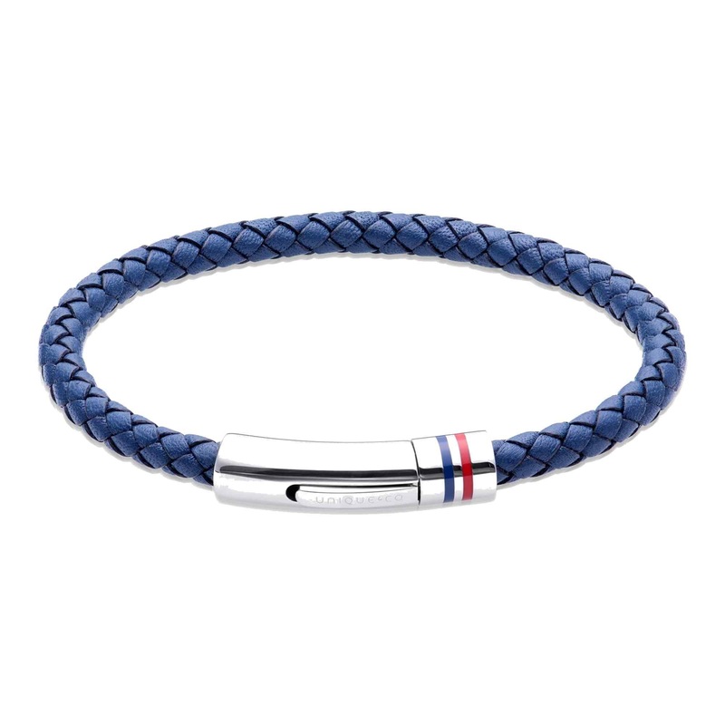 Unique & Co B533NV/21CM Men’s Leather Bracelet